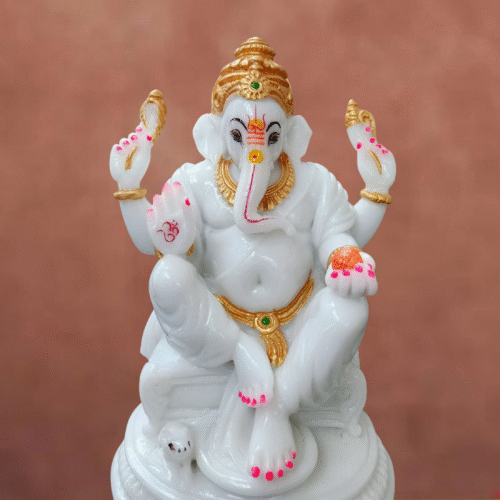 Round stand Ganesh [E] - Image 2