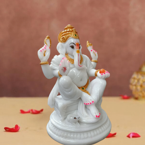 Round stand Ganesh [E] - Image 3