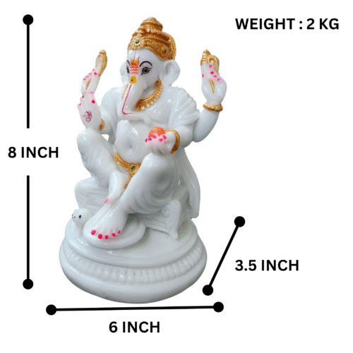 Round stand Ganesh [E] - Image 5