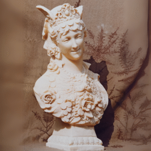 Dollar bust ivory