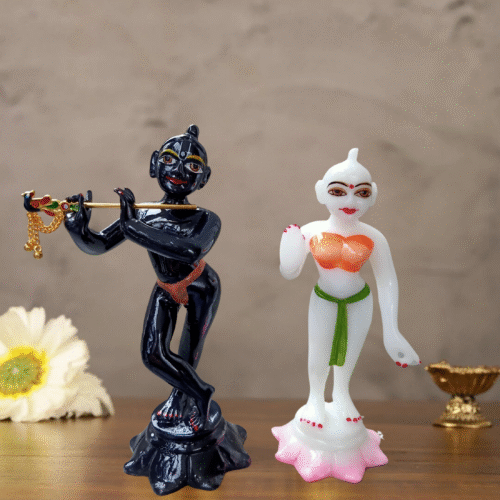 iskcon Radha Krishna [small black ] - Image 4