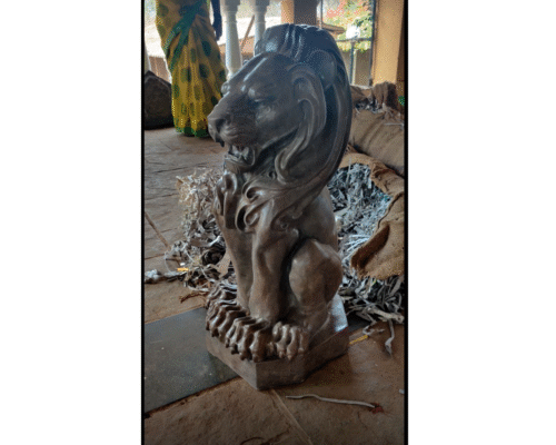 Sitting Lion (Textured)small - Image 2