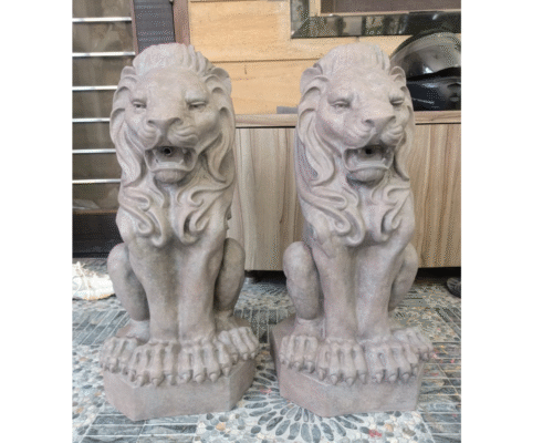 Sitting Lion (Textured)small - Image 4