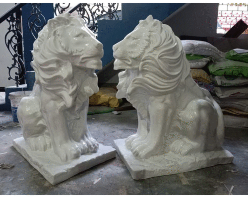 Big Sitting Lion (W) - Image 13