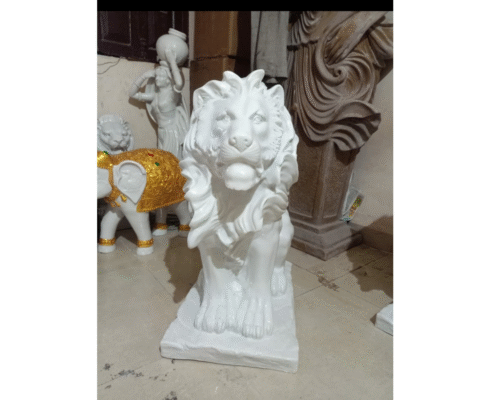 Big Sitting Lion (W) - Image 2