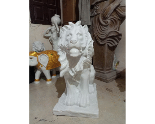Big Sitting Lion (W) - Image 3